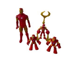 Assorted Iron Man Spiderman Action Figure Toys 2.2"-6" Plastic Super Hero